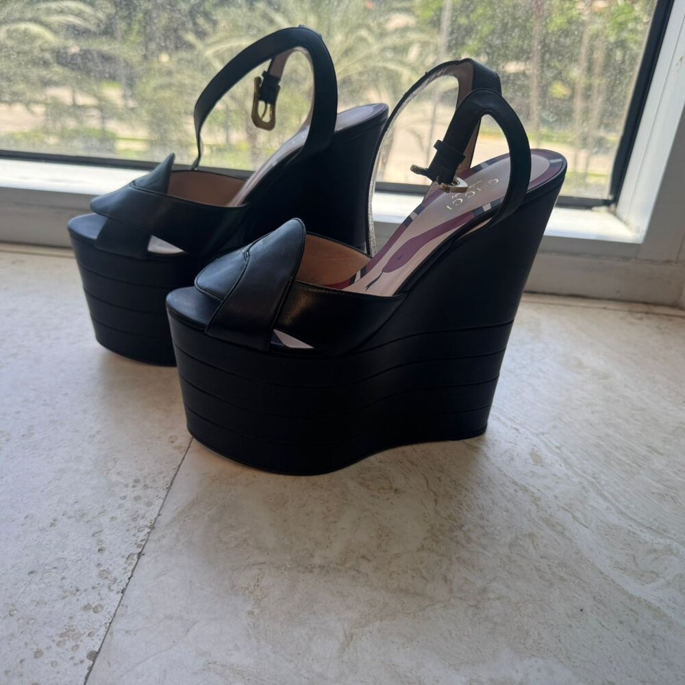 GUCCI Platform Sandals Wedges
